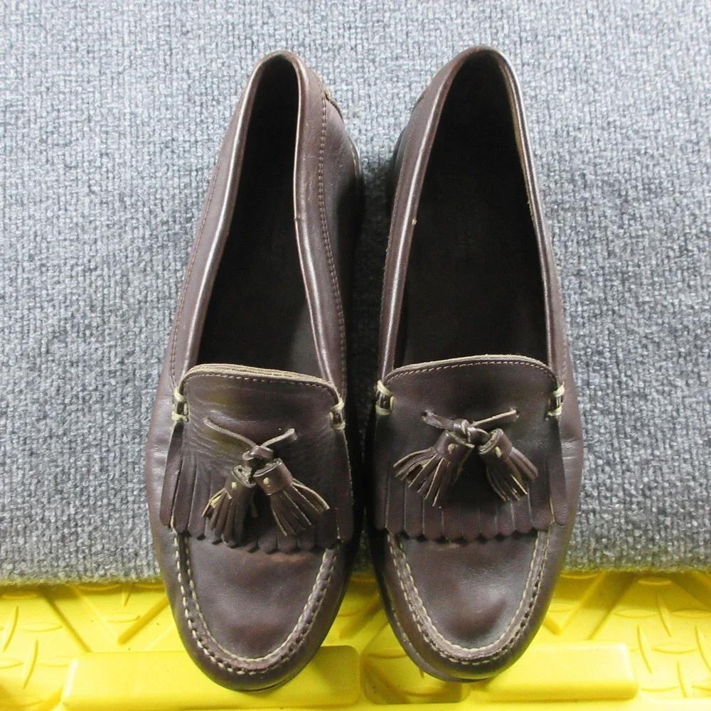 Polo Sport Ralph Lauren Shoes Mens 10.5 Brown Leather Tassel Loafer AAM15261